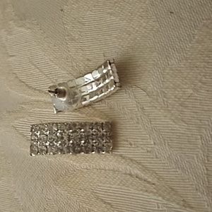 Vintage rhinestone earrings